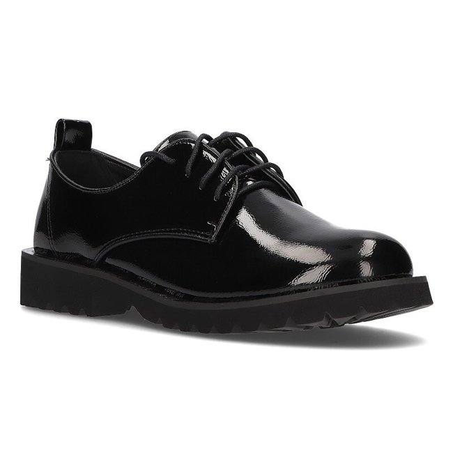 Černé lakované boty ND152-51