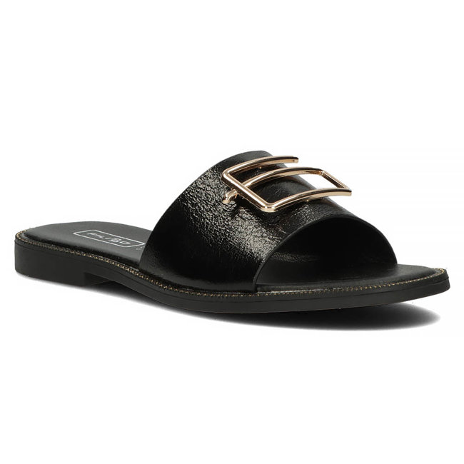 Černé pantofle Filippo DK3701/22 BK
