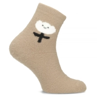 Bílý tulipán dámské vlněný ponožky