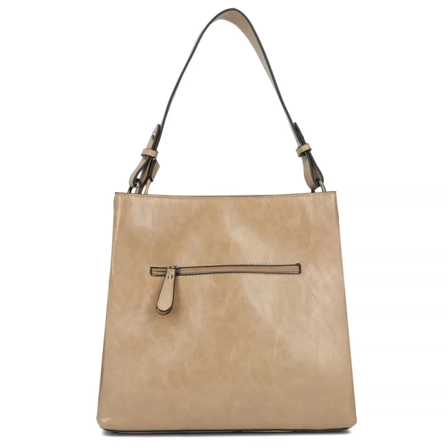 Taupe kabelka Ines Delaure 1682203