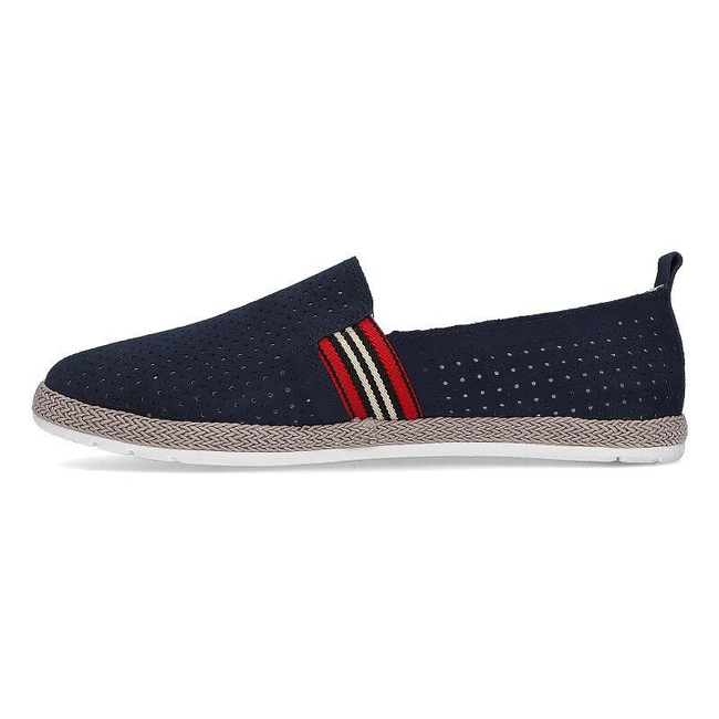 Tmavě modré kožené polobotky Filippo DP2309/22 NV
