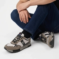 Taupe kožené tenisky Filippo MSP7835/26 TP
