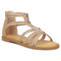 Zlaté sandály Filippo DS7897/26 GO
