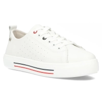 Bílé kožené polobotky Filippo DP6029/24 WH