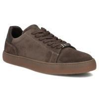 Taupe kožené tenisky Filippo MP8272/26 TP