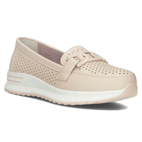 Růžové kožené polobotky Filippo DP4400/23 PI