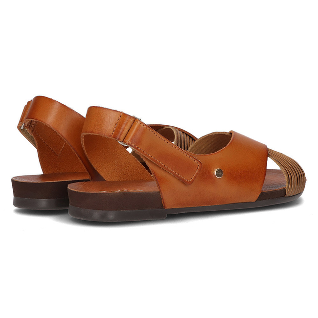 Kožené sandály Filippo 40141 hnědo-měděné