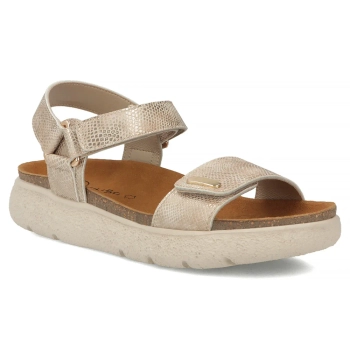 Zlaté kožené sandály Filippo DS7926/26 GO
