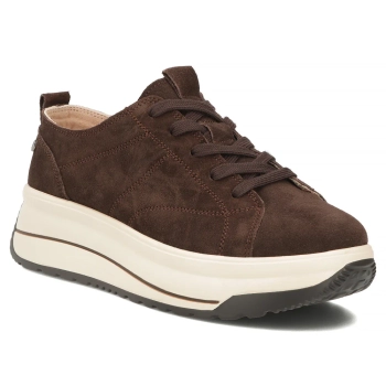 Hnědé kožené tenisky Filippo DP7959/26 D BR