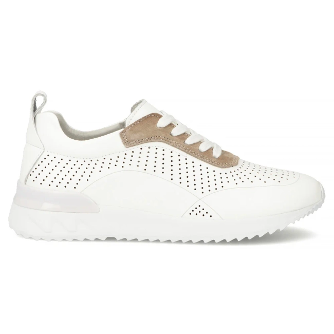 Bílé kožené tenisky Filippo DP7622/26 WH