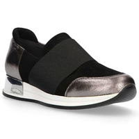 Polobotky Filippo 018 Black Suede/Nickel