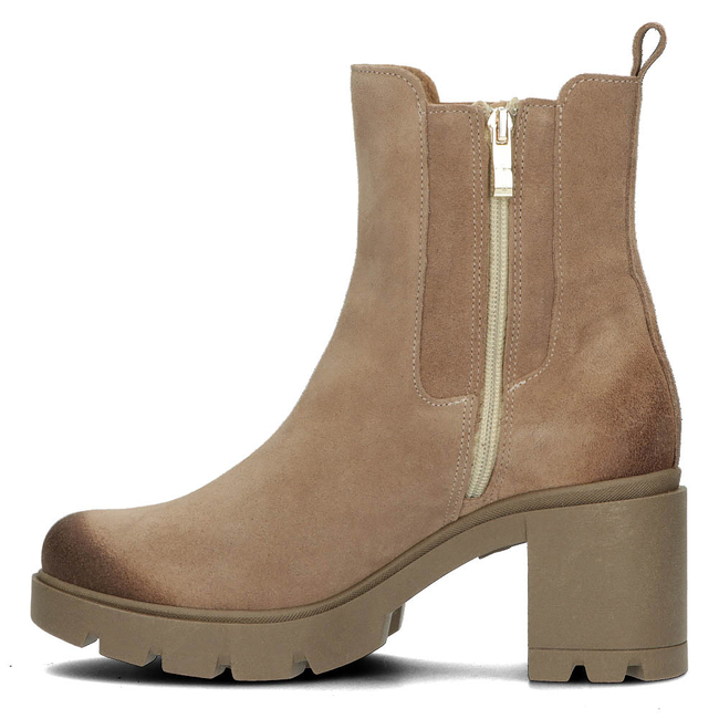 Semišové kotníkové boty Filippo 60396 Taupe