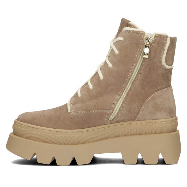 Semišové kotníkové boty Filippo 60404 Taupe
