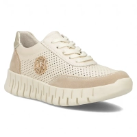 Béžové kožené sneakersy Filippo DP6034/24 BE