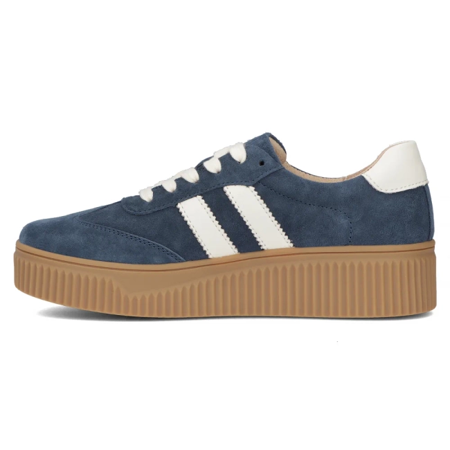 Modré kožené sneakersy Filippo DP6776/25 BL