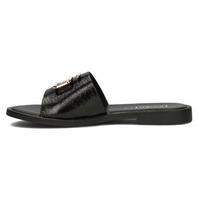 Černé pantofle Filippo DK3701/22 BK