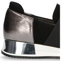 Polobotky Filippo 018 Black Suede/Nickel