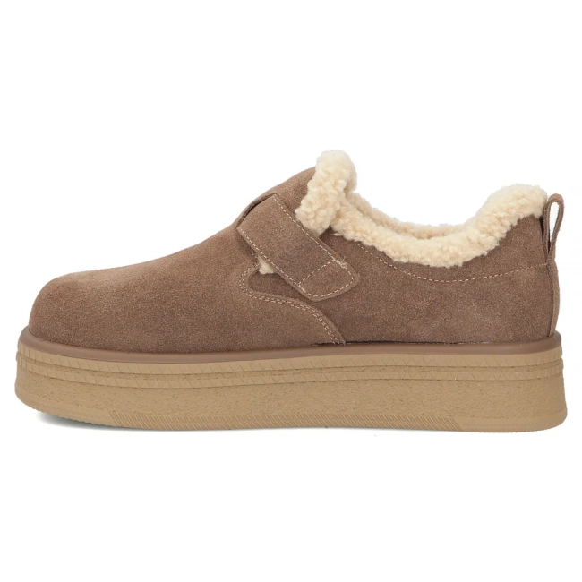 Hnedé kožené tenisky Filippo DP7946/26 BR