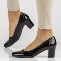 Kožený Lodičky Bioeco Pumps by Arka 5175/2307 černá