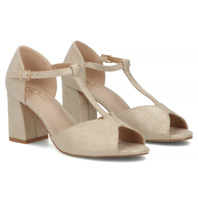 Zlaté sandály Filippo DS7901/26 GO
