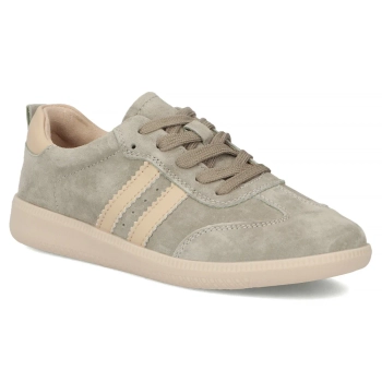 Khaki kožené sneakersy Filippo DP7508/26 KH
