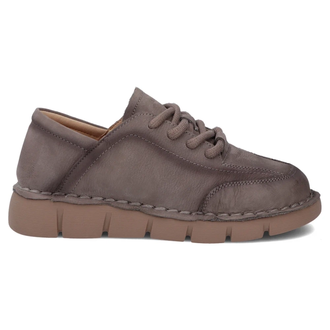 Taupe kožené tenisky Filippo DP8180/26 TP