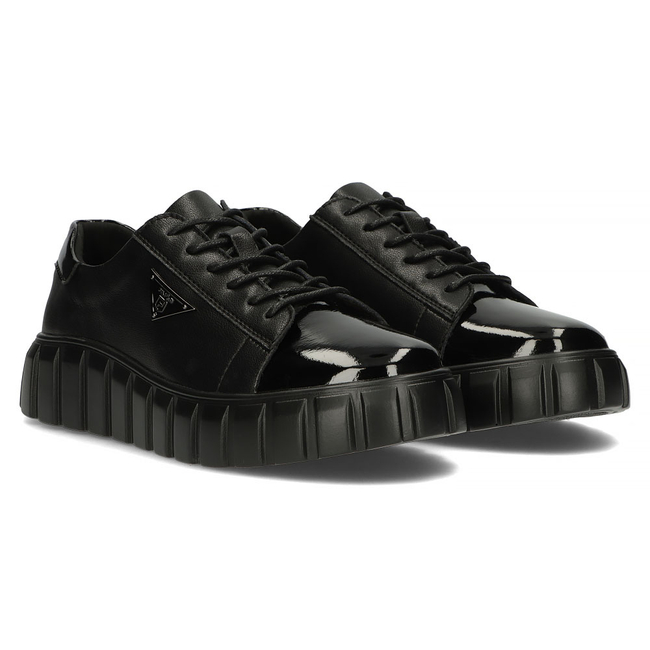 Kožené sneakersy Filippo DP4138/22 BK černé