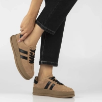 Béžové kožené tenisky Filippo DP7995/26 BE