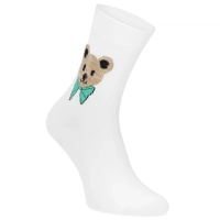 Bílé dámské ponožky