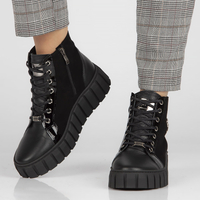 Kožené polobotky Filippo 254 černá