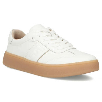 Bílé kožené tenisky Filippo DP7543/26 WH