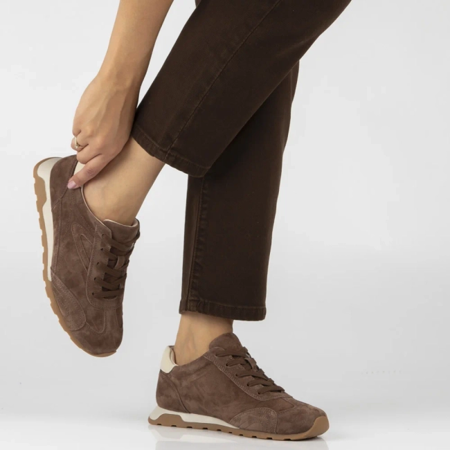 Hnědé kožené tenisky Filippo DP7962/26 BR