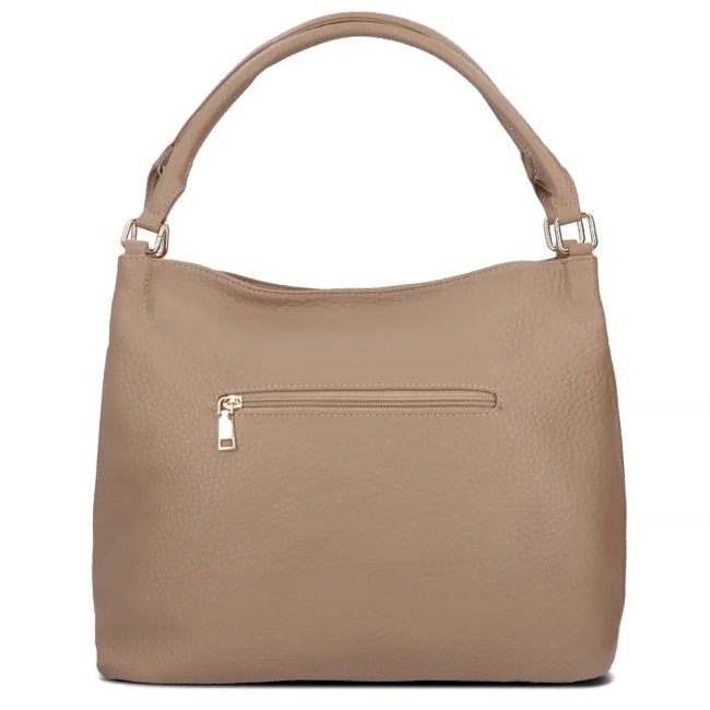 Khaki kabelka milano soft