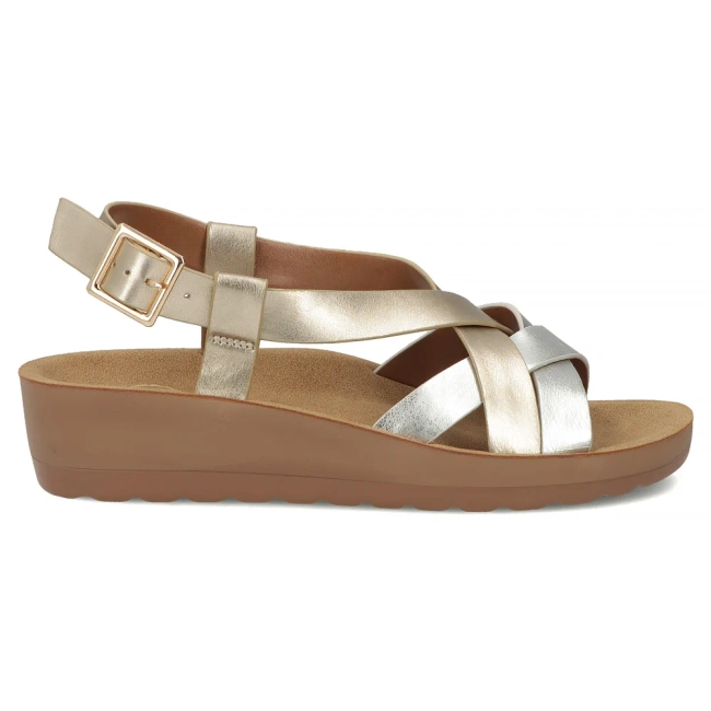 Zlaté sandály Filippo DS7903/26 GO
