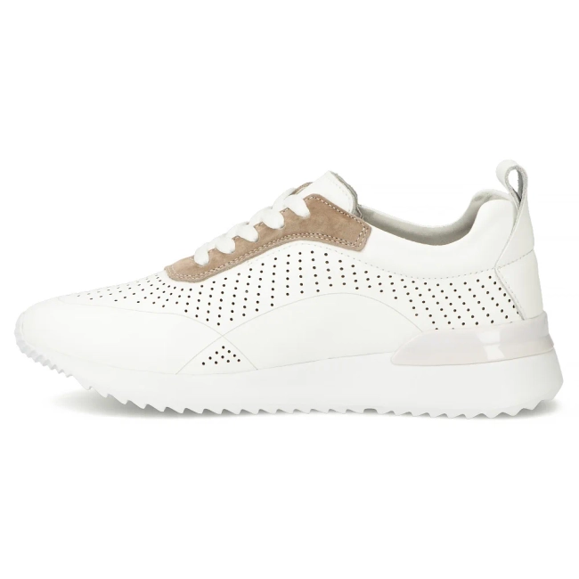 Bílé kožené tenisky Filippo DP7622/26 WH