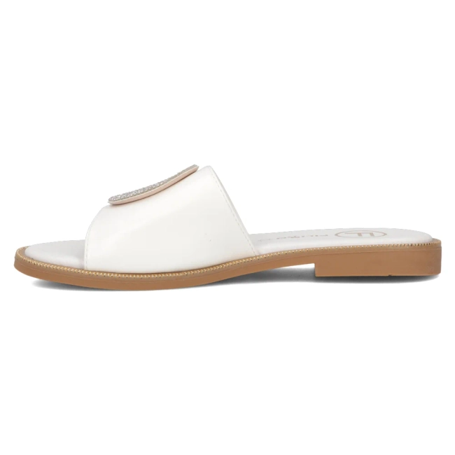 Bílé pantofle Filippo DK6217/24 WH