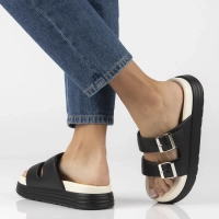 Černé pantofle Filippo DK7914/26 BK