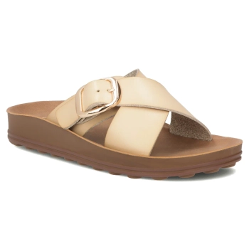 Béžové pantofle Filippo DK6891/26 BE
