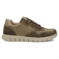 Khaki kožené tenisky Filippo MP8296/26 KH