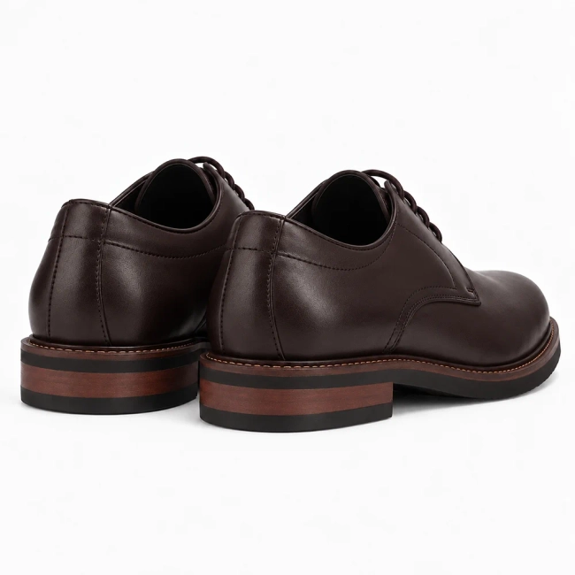 Hnědé kožené polobotky Filippo MP8009/26 D BR