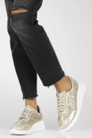 Zlaté kožené sneakersy Filippo DP4690/24 GO