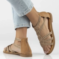 Zlaté sandály Filippo DS7897/26 GO
