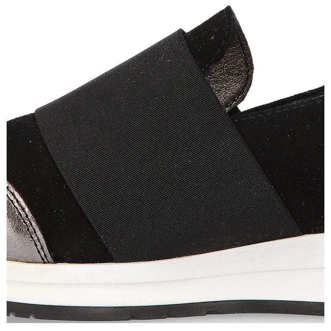 Polobotky Filippo 018 Black Suede/Nickel
