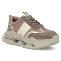 Taupe kožené tenisky Filippo DP7795/26 TP