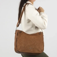 Hnědá kabelka tote maxi