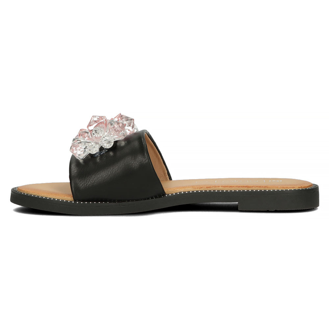 Černé pantofle Filippo DK4624/23 BK