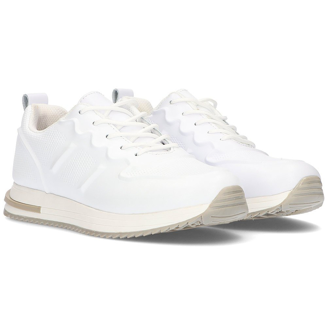 Bílé kožené sneakersy Filippo DP2017/21 WH